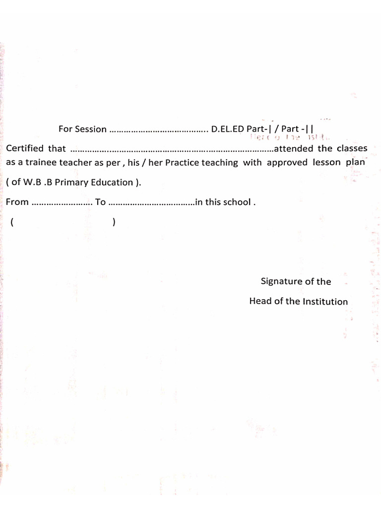 Internship Format | PDF