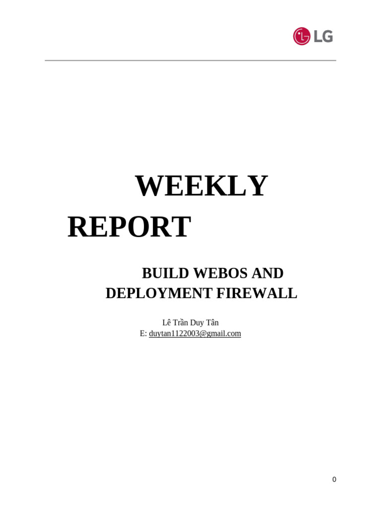 GROUP3-Week1-WebOS Build and Firewall Report | PDF | Transmission ...
