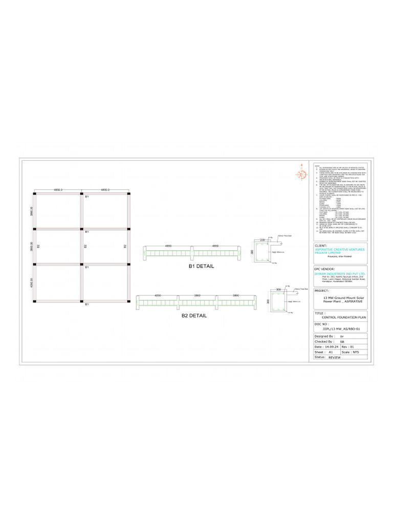 03 - Beam Layout - Up 13 MW | PDF