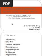 A Software Defect Prediction System Using Cohesion Metrics: Click To Edit Master Subtitle Style Under The Guidance of