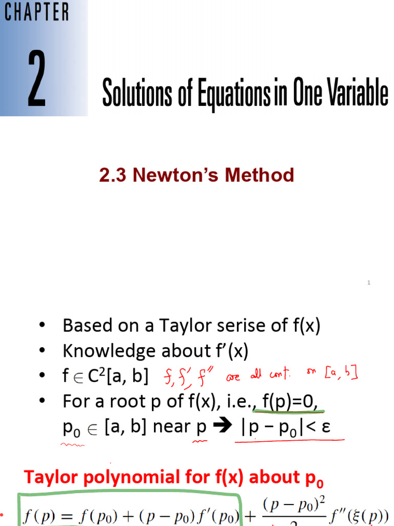 Understanding Newton's Method in Depth | PDF