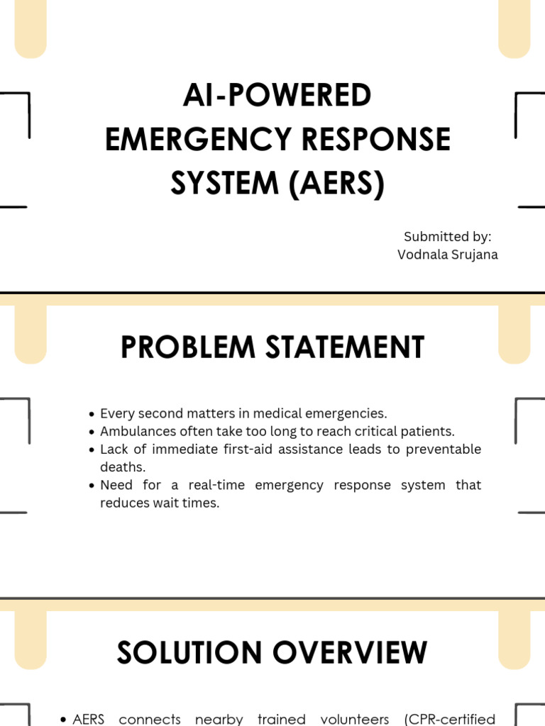 AI Emergency Response System Overview | PDF | Artificial Intelligence ...