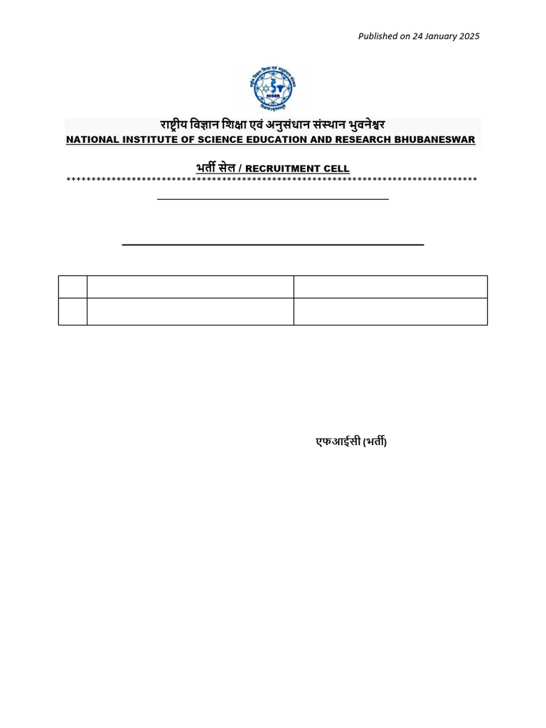 Selected-Candidate NISER RC 2023 NA 01-V8 | PDF | Physical Sciences ...