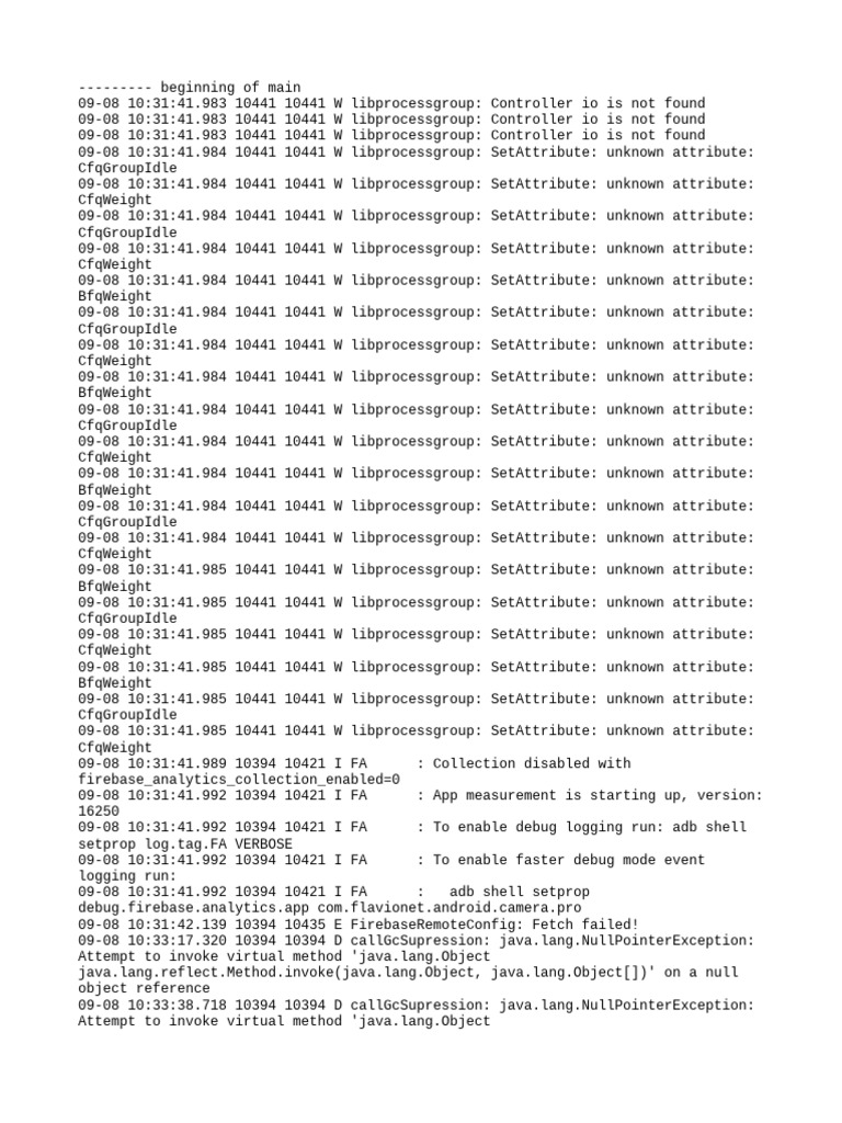 Log Cat 1757302301907 | PDF | Software | Mobile Computers