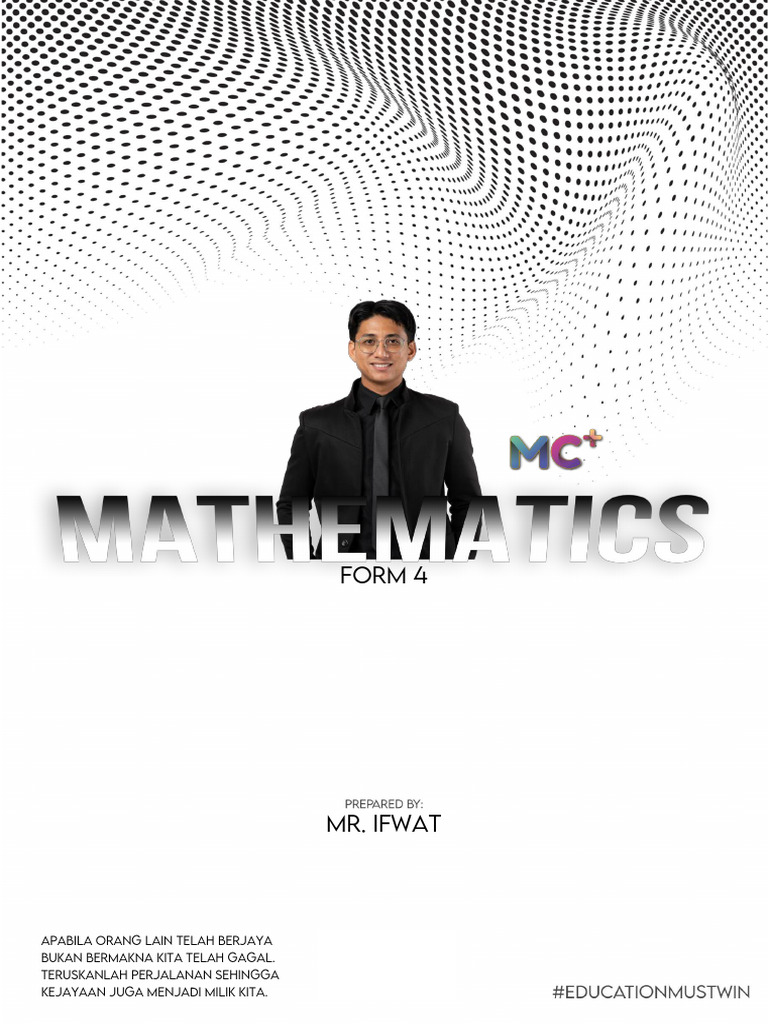 Form 4 Maths MR Ifwat 04.09.2025 | PDF