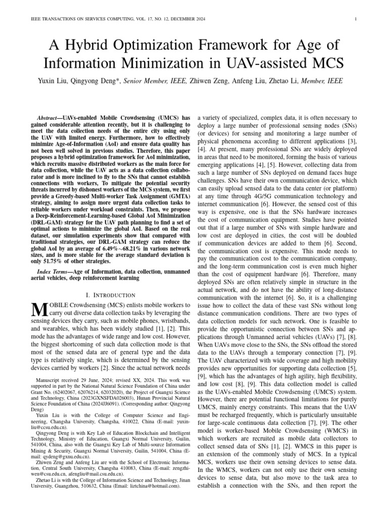 A Hybrid Optimization Framework For Age of Information Minimization in ...