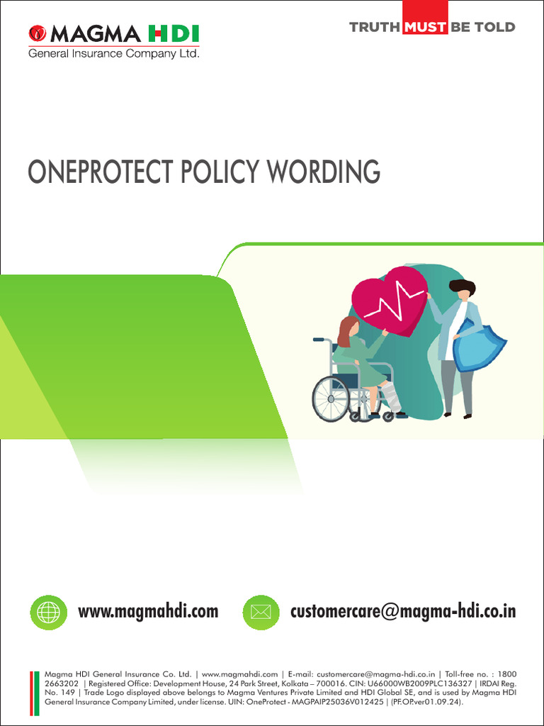 OneProtect Insurance Policy Details | PDF | Insurance | Intensive Care Unit