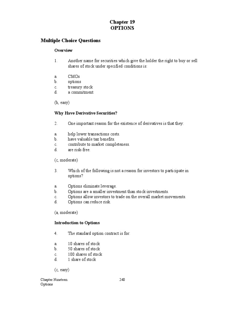 Understanding Options and Strategies | PDF | Call Option | Option (Finance)