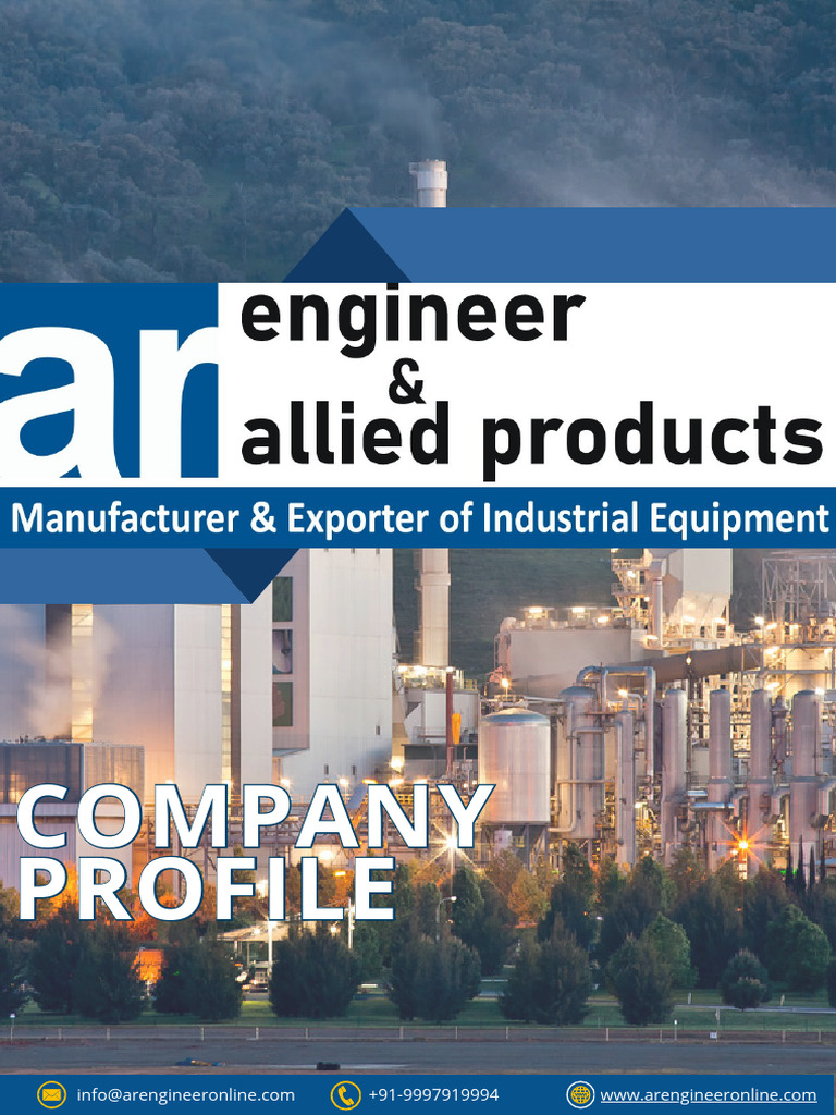 A.R. Engineering: Industrial Machinery Solutions | PDF | Pump ...
