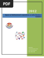 Download Multinational Corporation-project Report-  by Abhishek Agarwal SN91634628 doc pdf