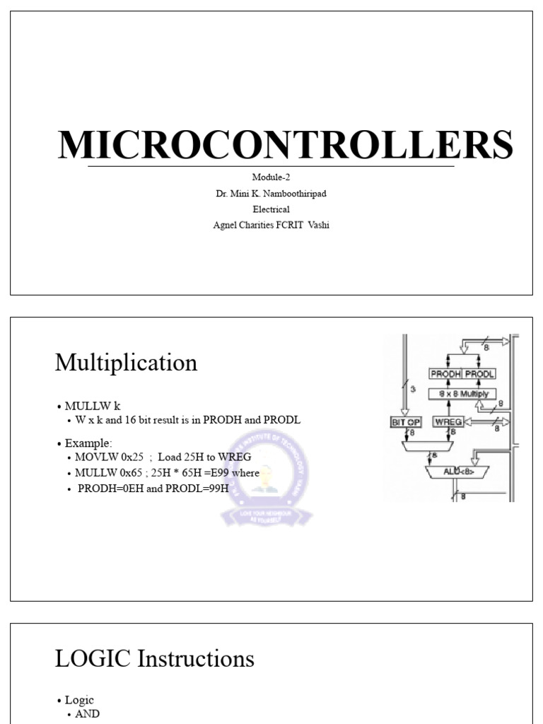 Microcontroller Logic and Looping Techniques | PDF | Software ...
