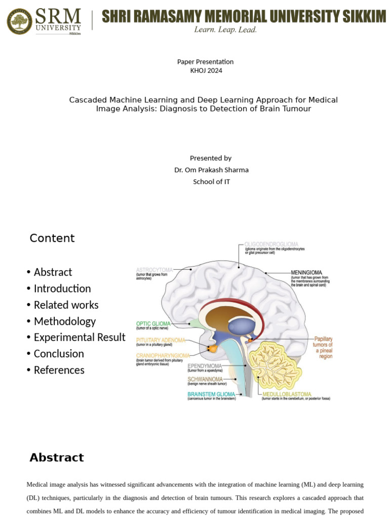 Cascaded ML-DL for Brain Tumor Detection | PDF | Brain Tumor | Machine ...