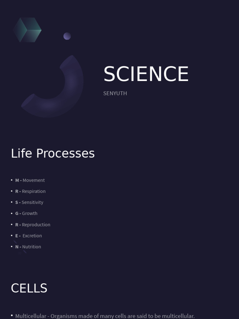 Understanding Life Processes and Respiration | PDF