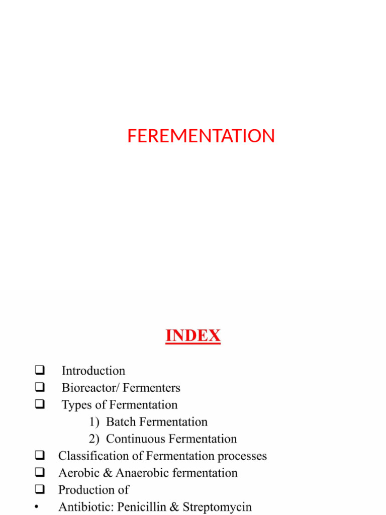 Fermentation | PDF