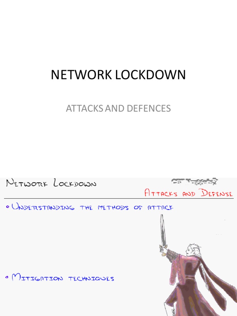 Network Lockdown: Attacks & Defenses | PDF | Computers