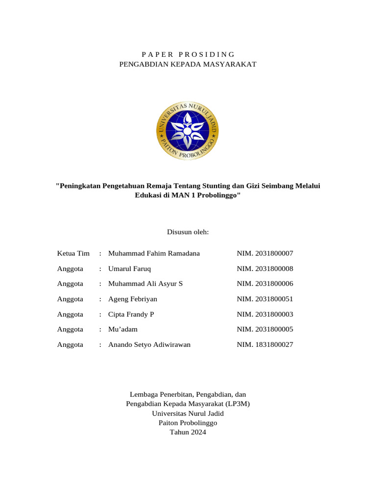 Paper Prosiding | PDF