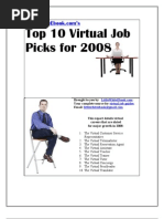 Download Top Ten Virtual Work from Home Careers for  2008 by Melissa Brewer LittleWhiteEbookcom SN916383 doc pdf