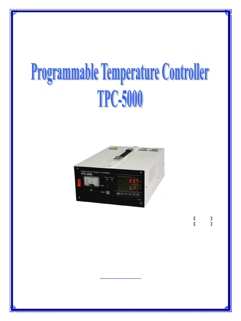 Programmable Temperature Controller Manual Ver. - 4.10 - EN | PDF ...