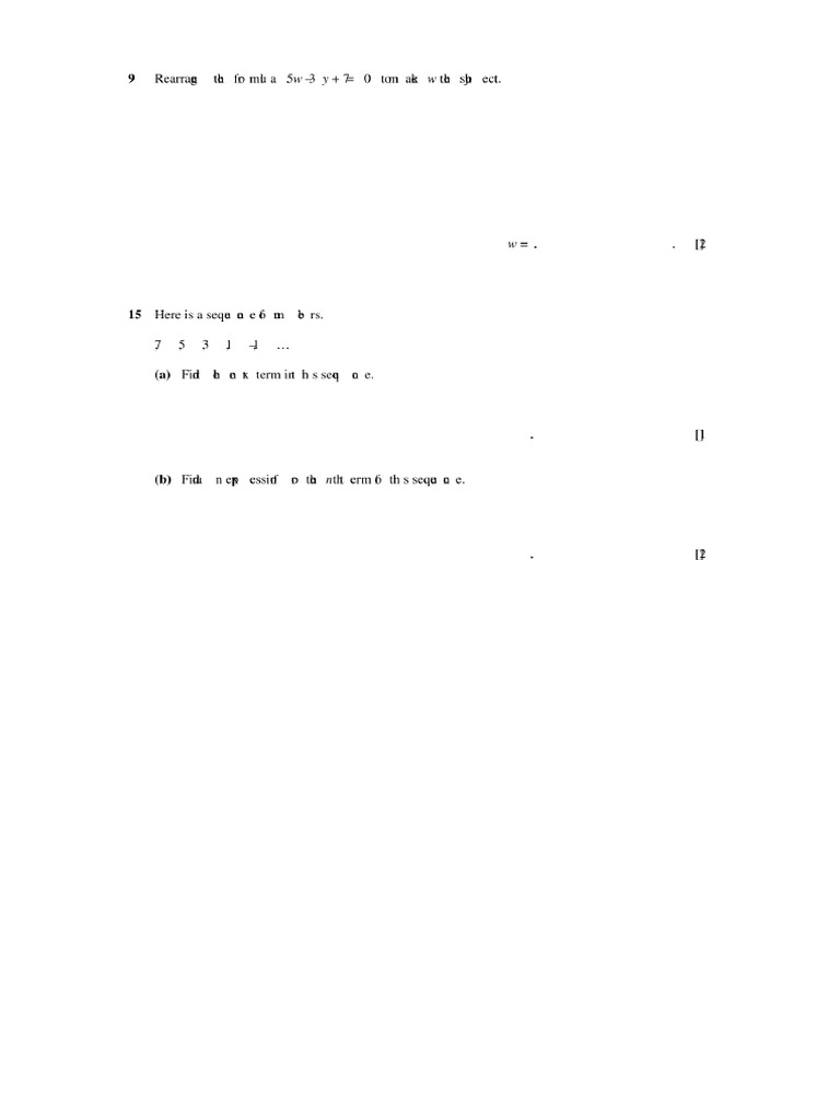 Random Questions 1 | PDF