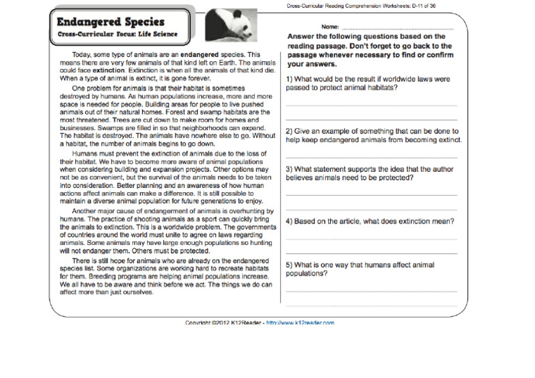 Endangered Species | PDF