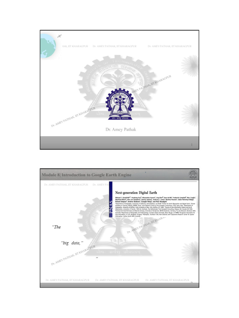 M8 AG6020 AP Introduction To GEE | PDF | Command Line Interface ...