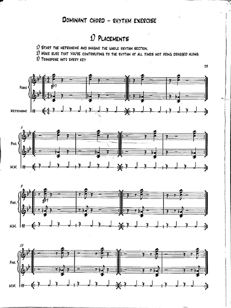 Swing Rhythm Practice | PDF