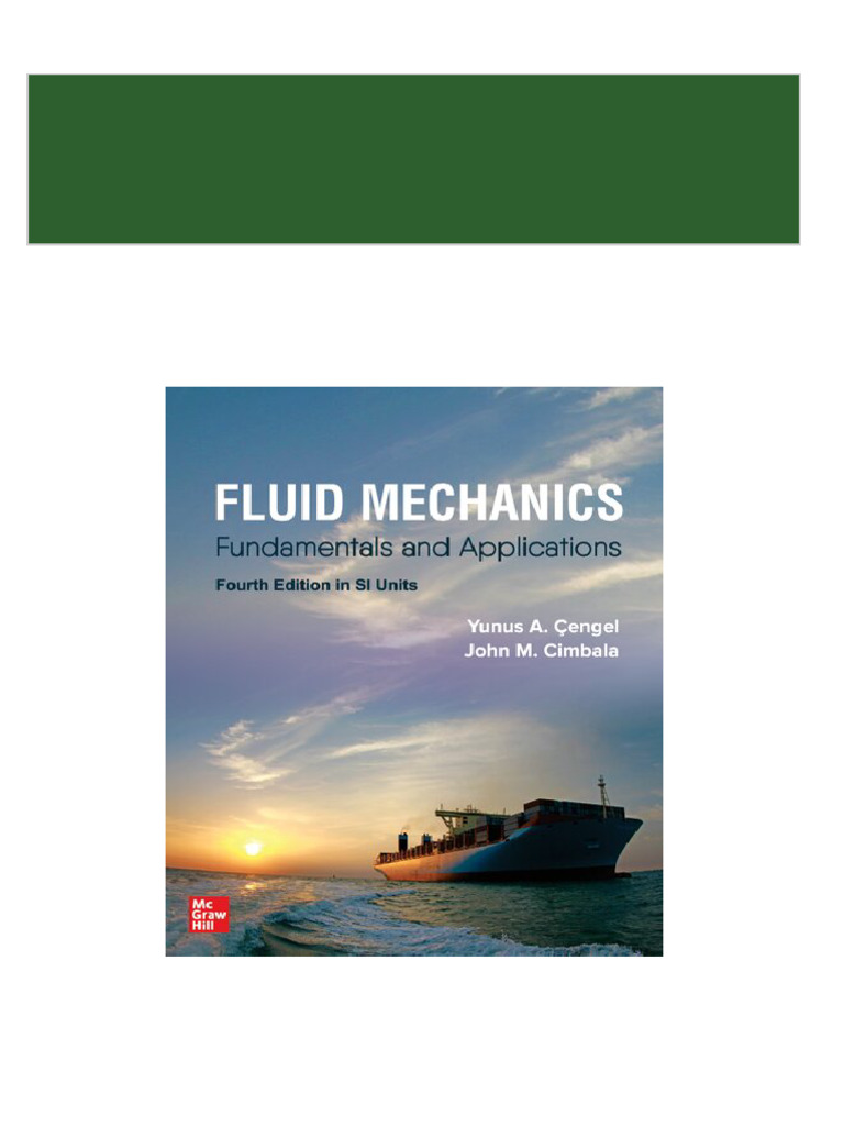 Ilide - Info Fluid Mechanics Fundamentals and Applications 4 in Si ...