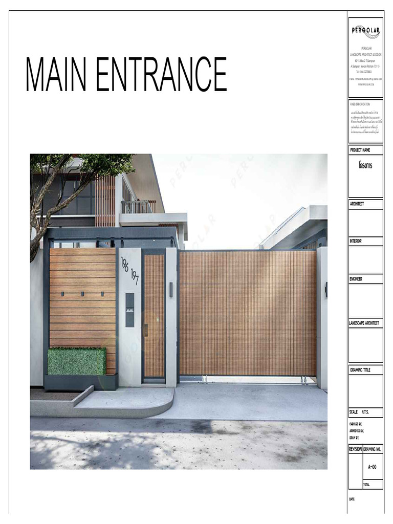 Con Main Entrance All | PDF