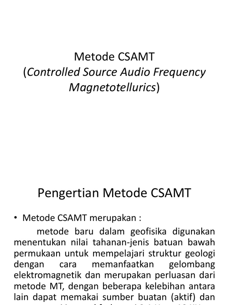 Metode Control Source AMT | PDF | Teknologi & Rekayasa