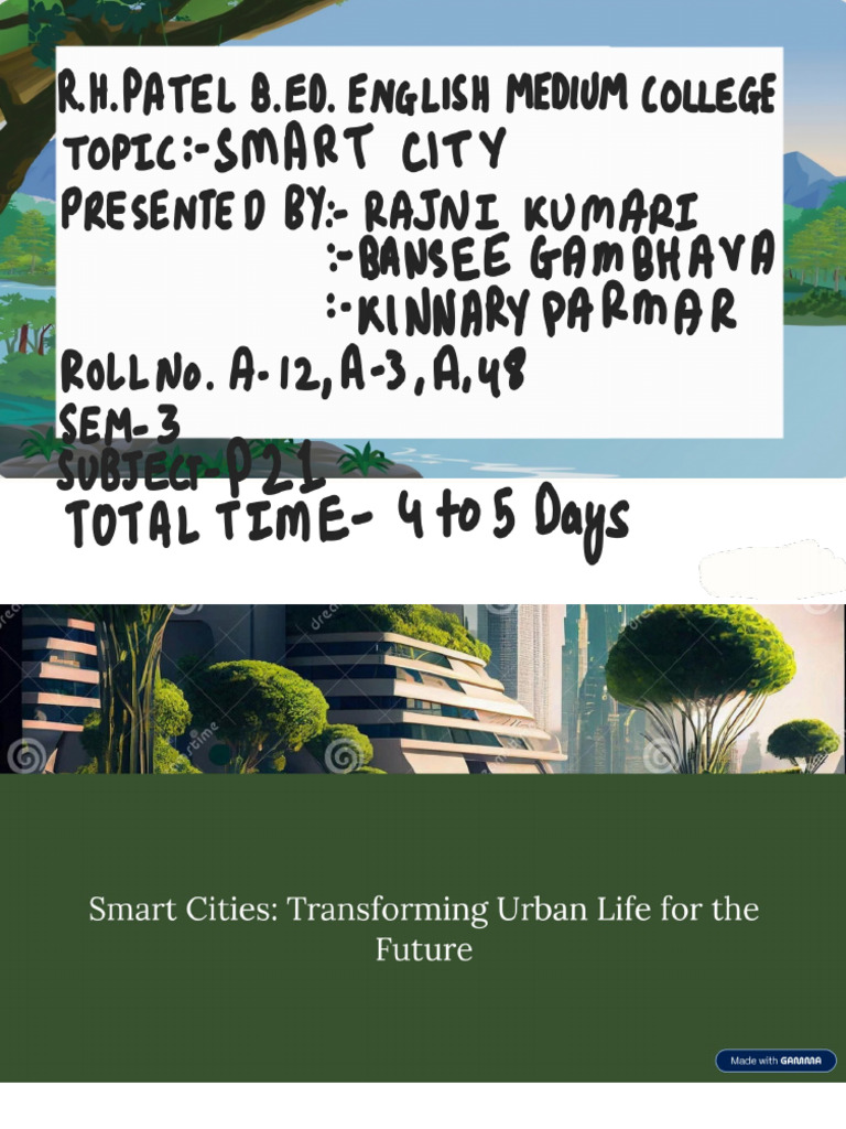 Smart Cities Transforming Urban Life For The Futur 250814 155109 | PDF