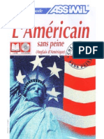 Assimil Anglais Americain Sans Peine Livre