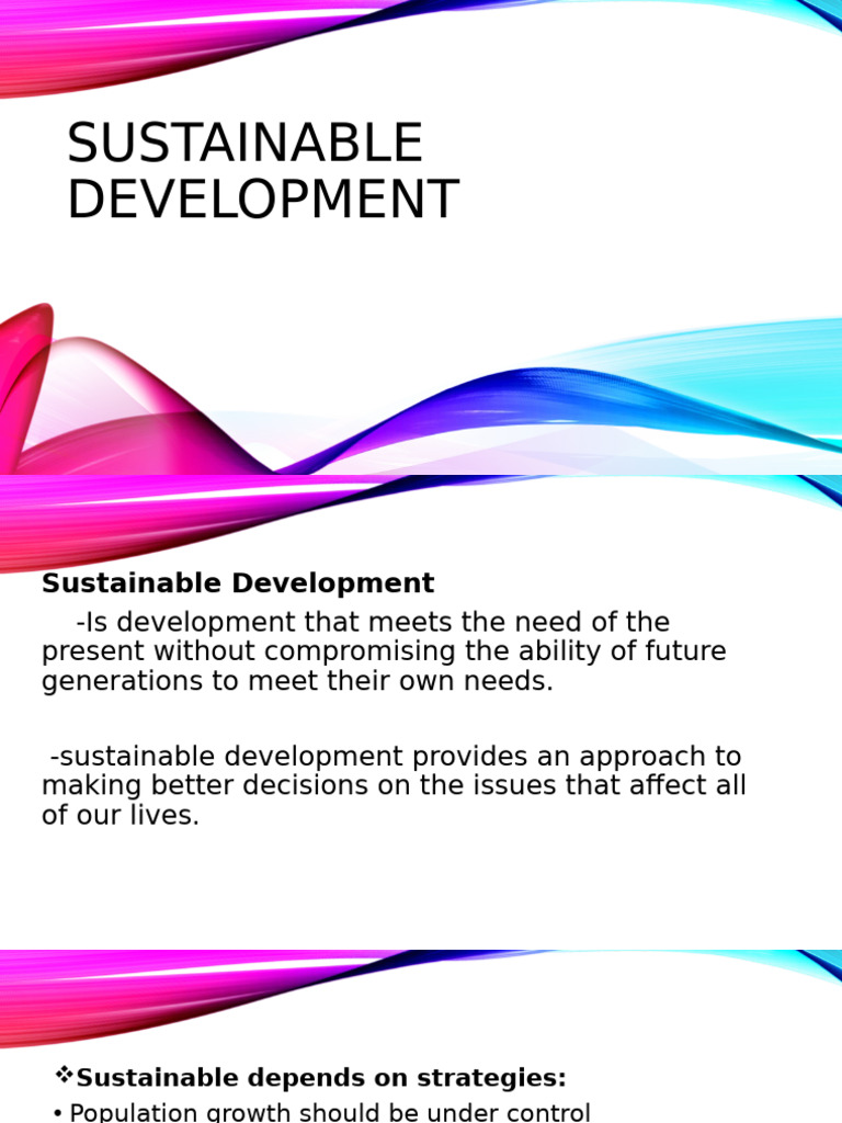 SUSTAINABLE DEVELOPMENT Report - 074849 | PDF | Agriculture ...