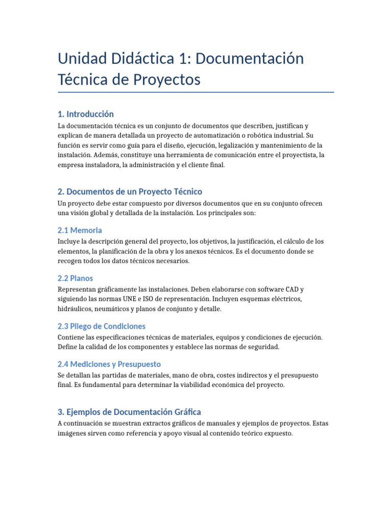 Documentación Técnica en Proyectos de Automatización | PDF | Informática