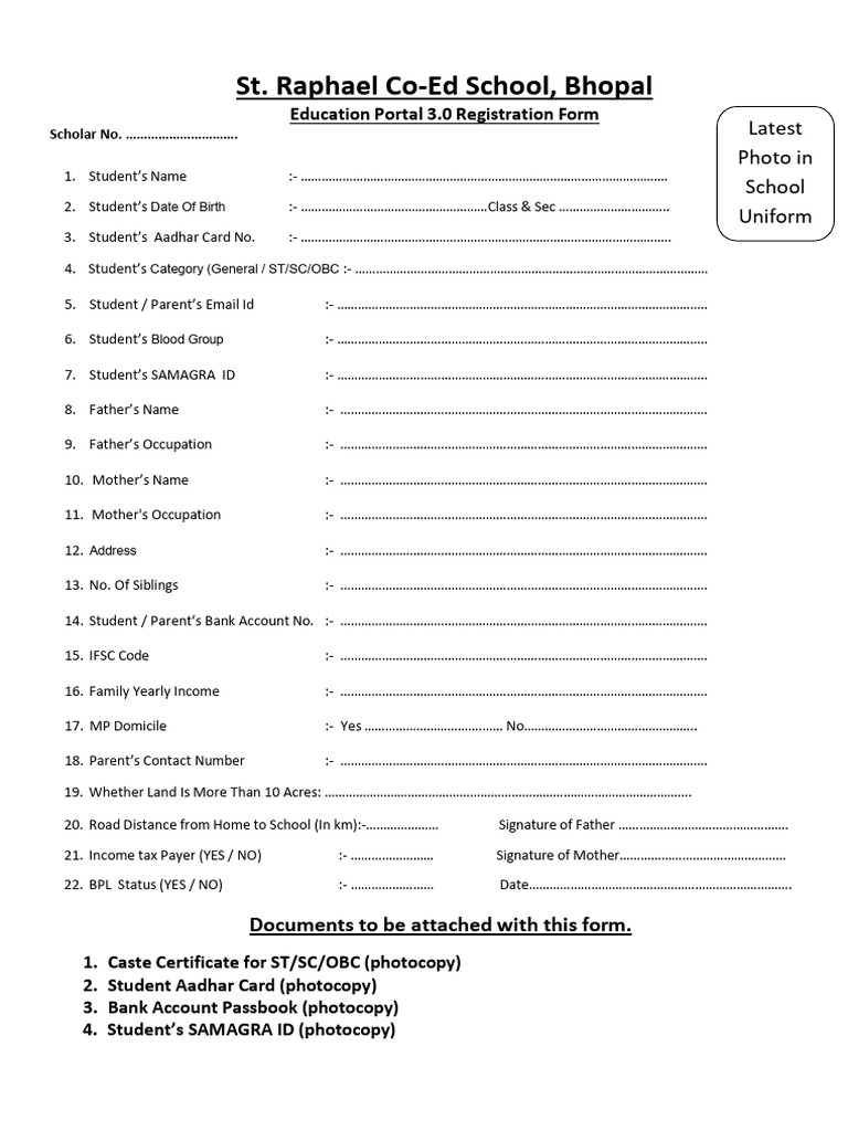 Education Portal 3.0 Registration Form | PDF | Chess Theory | Chess