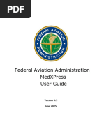 FAA MedXPress User Guide 5.0 | PDF | Password | Login