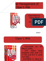 Olper Milk Channel Management REPORT