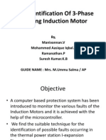 Fault Identification of 3-Phase Slip Ring Induction Motor