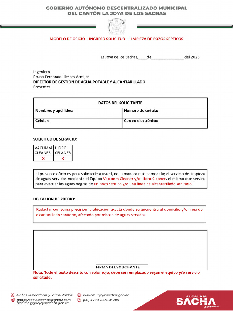 Modelo de Oficio | PDF