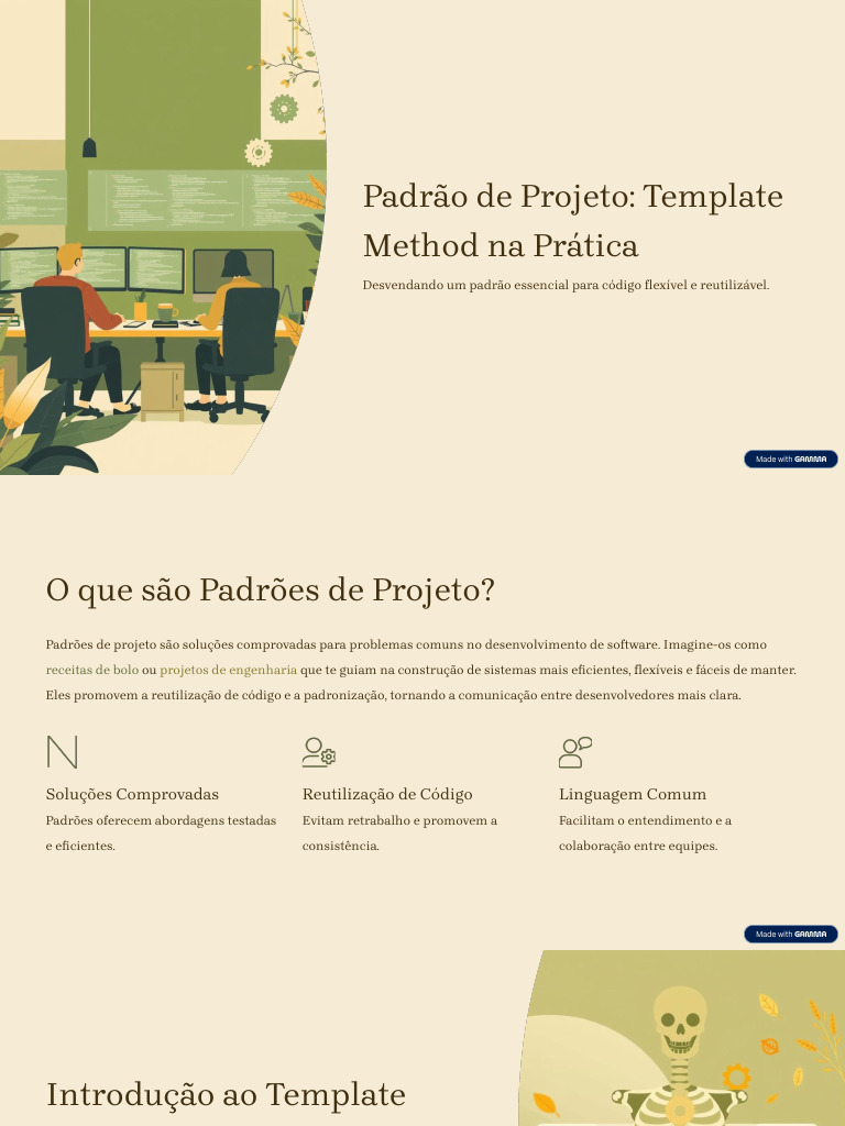 Padrão de Projeto - Template Method Na Prática | PDF | Padrão de design ...