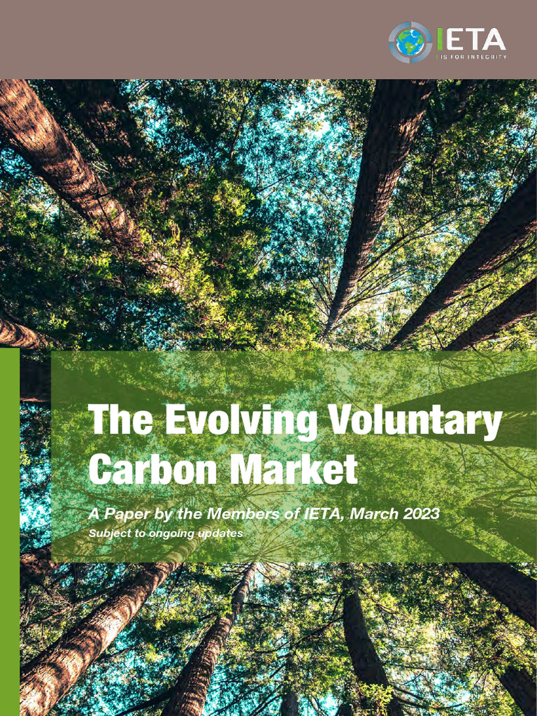 Evolving Trends in Voluntary Carbon Market | PDF | Climate Change ...