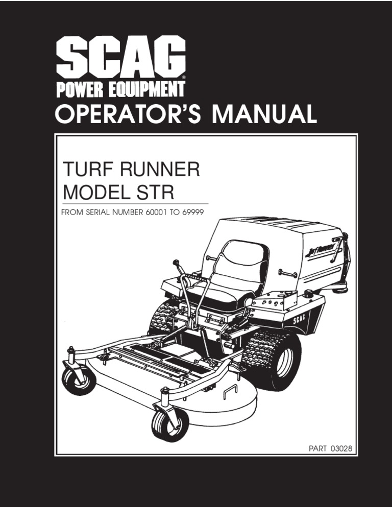 Scag Operators Manual PDF Mower Transmission (Mechanics)