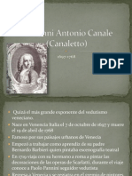 Canaleto, Historia del Arte