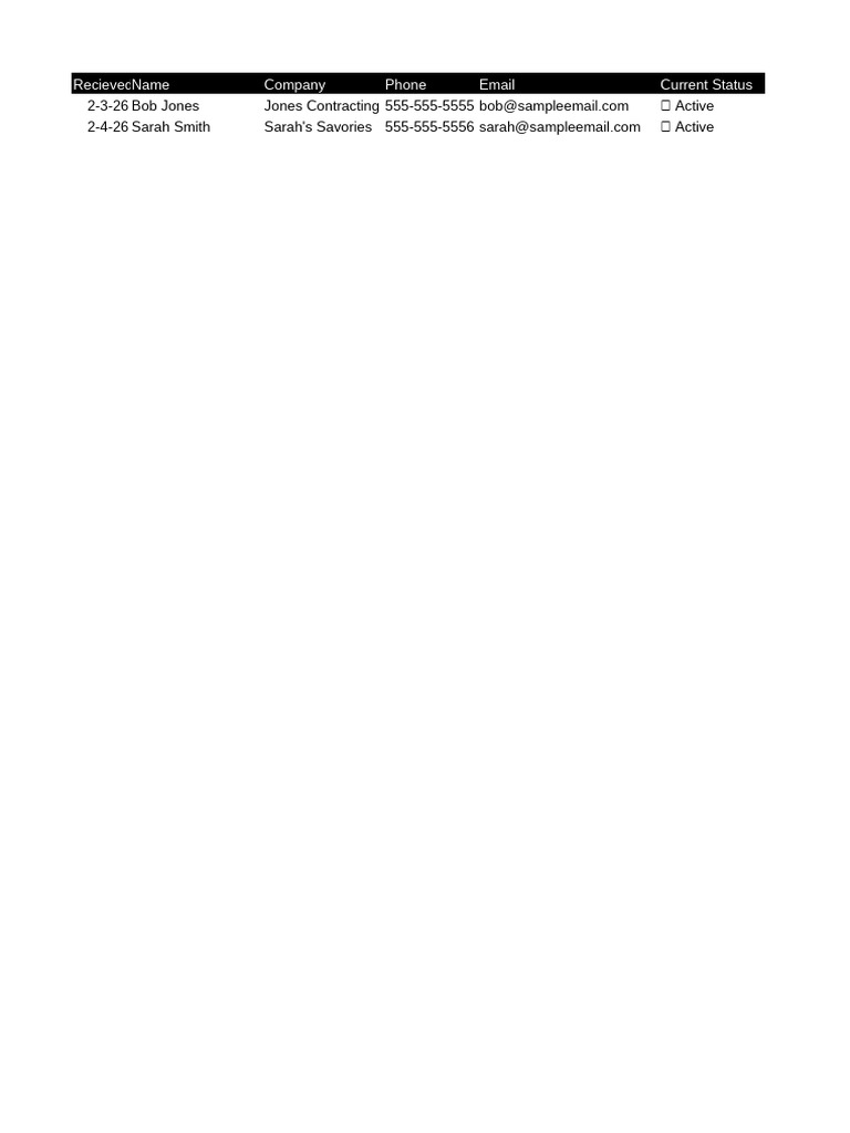 Client Contact and Sales Notes | PDF