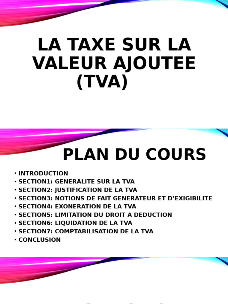 Comprendre la TVA au Gabon : Guide Complet | PDF | Taxe sur la valeur ...