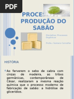 Processo de Produção do sabão