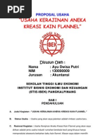 Download Proposal Usaha Flanel by Sekar Anggun SN91645321 doc pdf