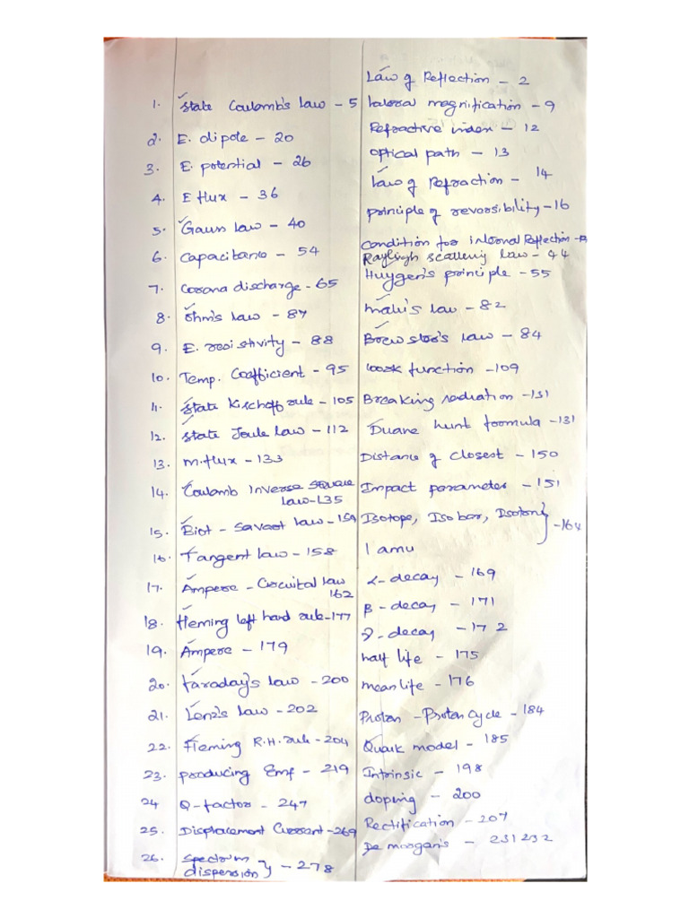 Physics Important 2M & 3M | PDF