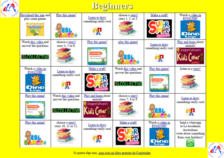 Fun Learning Activities for Kids | PDF