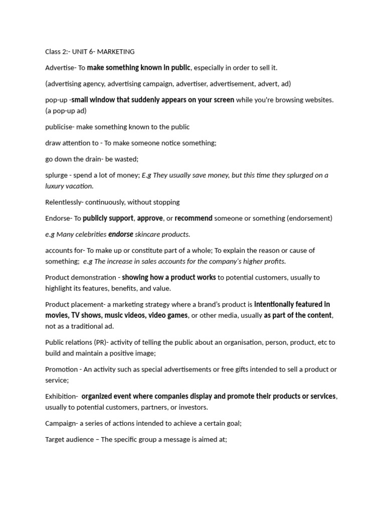 Marketing Concepts and Strategies Explained | PDF