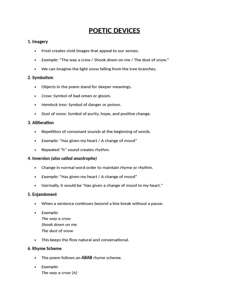 3 Poetic Device | PDF